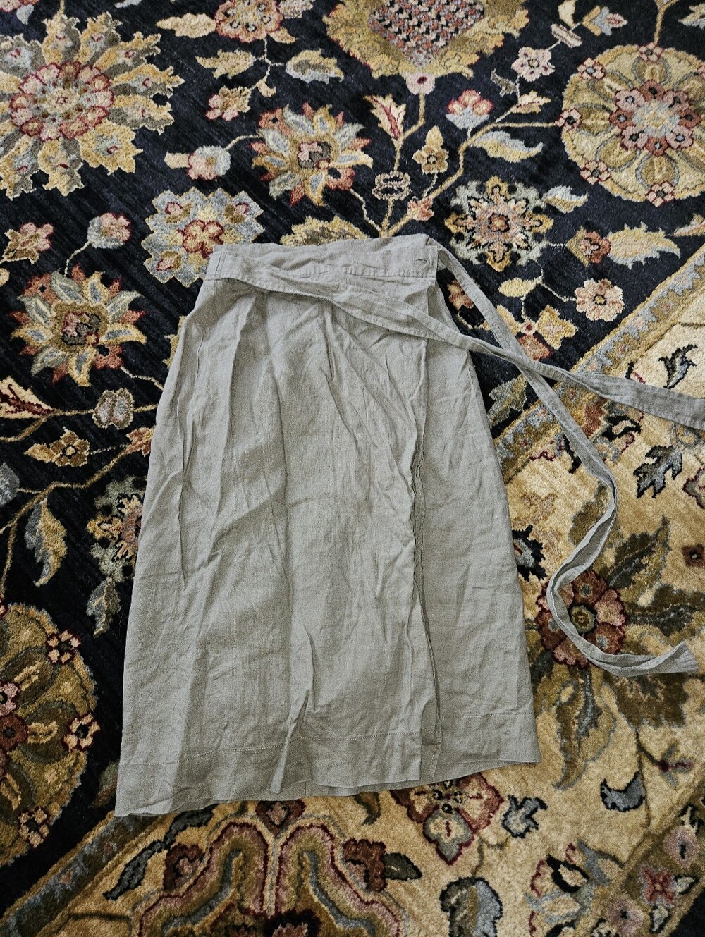 Everlane Linen Wrap Skirt 4